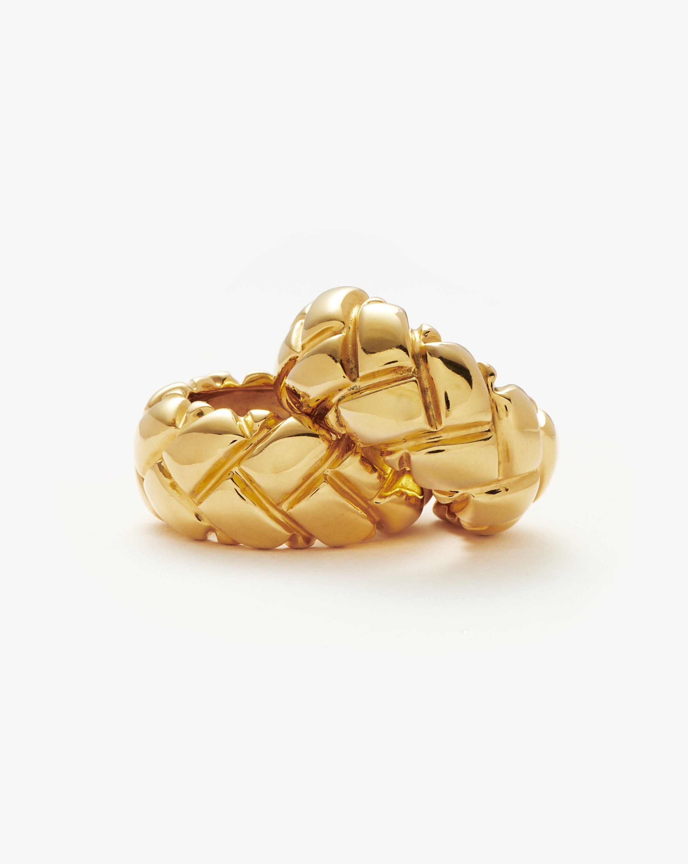 Lucy Williams Chunky Waffle Hoop Earrings for Women - Trendy Gold & Silver Statement Jewelry - Perfect for Parties, Date Nights & Everyday Wear