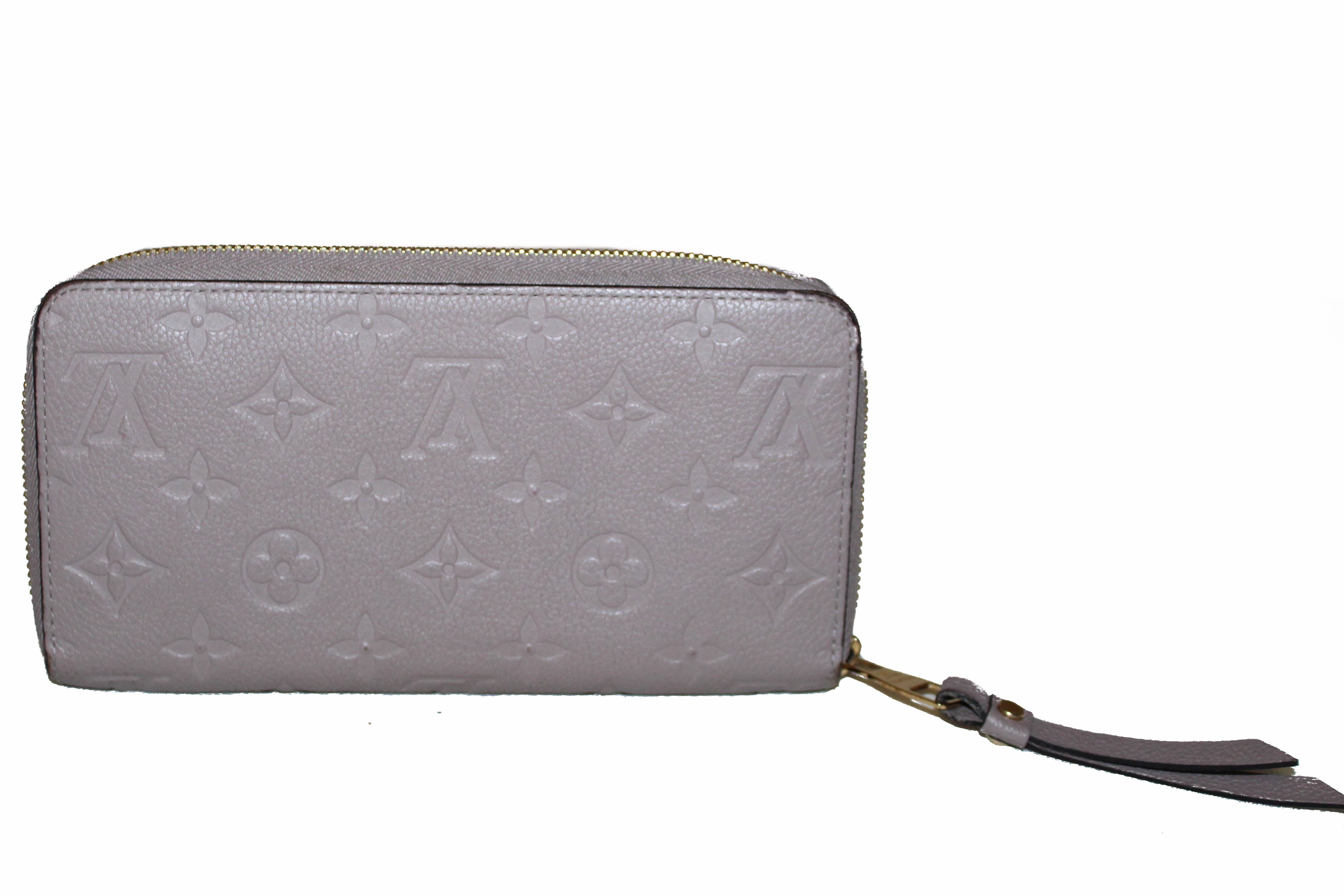 Authentic Louis Vuitton Mastic Monogram Empreinte Leather Zippy Wallet for Women | Luxury Designer Wallet for Everyday Use & Travel | Compact RFID-Blocking Credit Card Holder