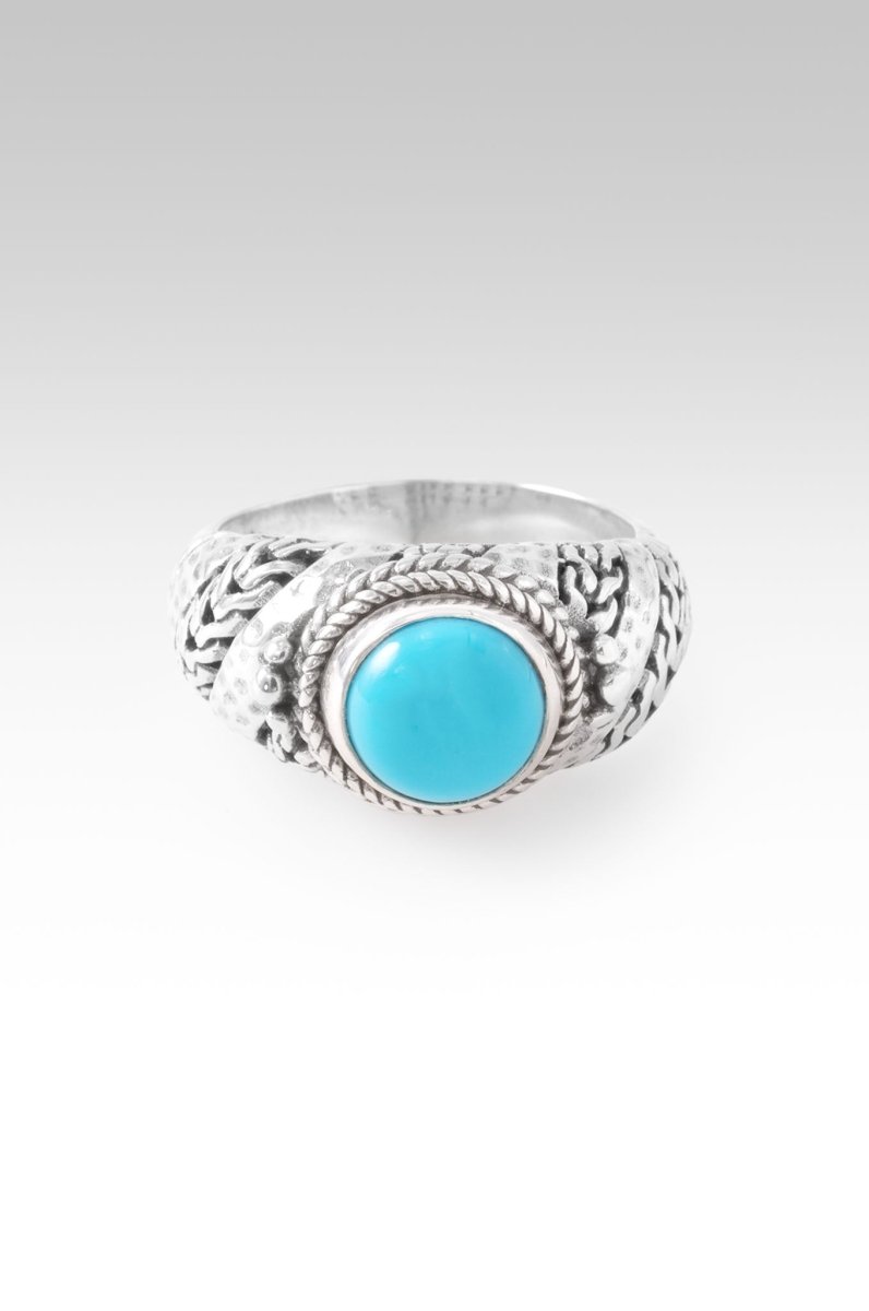 Choose Happiness Ring™ in Sleeping Beauty Turquoise – Elegant Sterling Silver Ring for Women, Perfect for Everyday Wear, Gifts & Special Occasions
