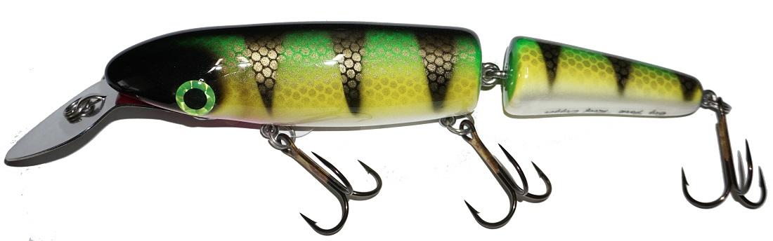 Big Fork Reef Digger Crankbait Jointed Fishing Lure - Saltwater Bass Fishing Bait for Offshore & Inshore Angling