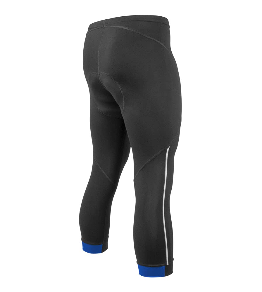 Men's Victor Padded Cycling Knickers - Soft Supplex Fleece Thermal Biking Shorts - Made in USA for Winter Training & Outdoor Sports