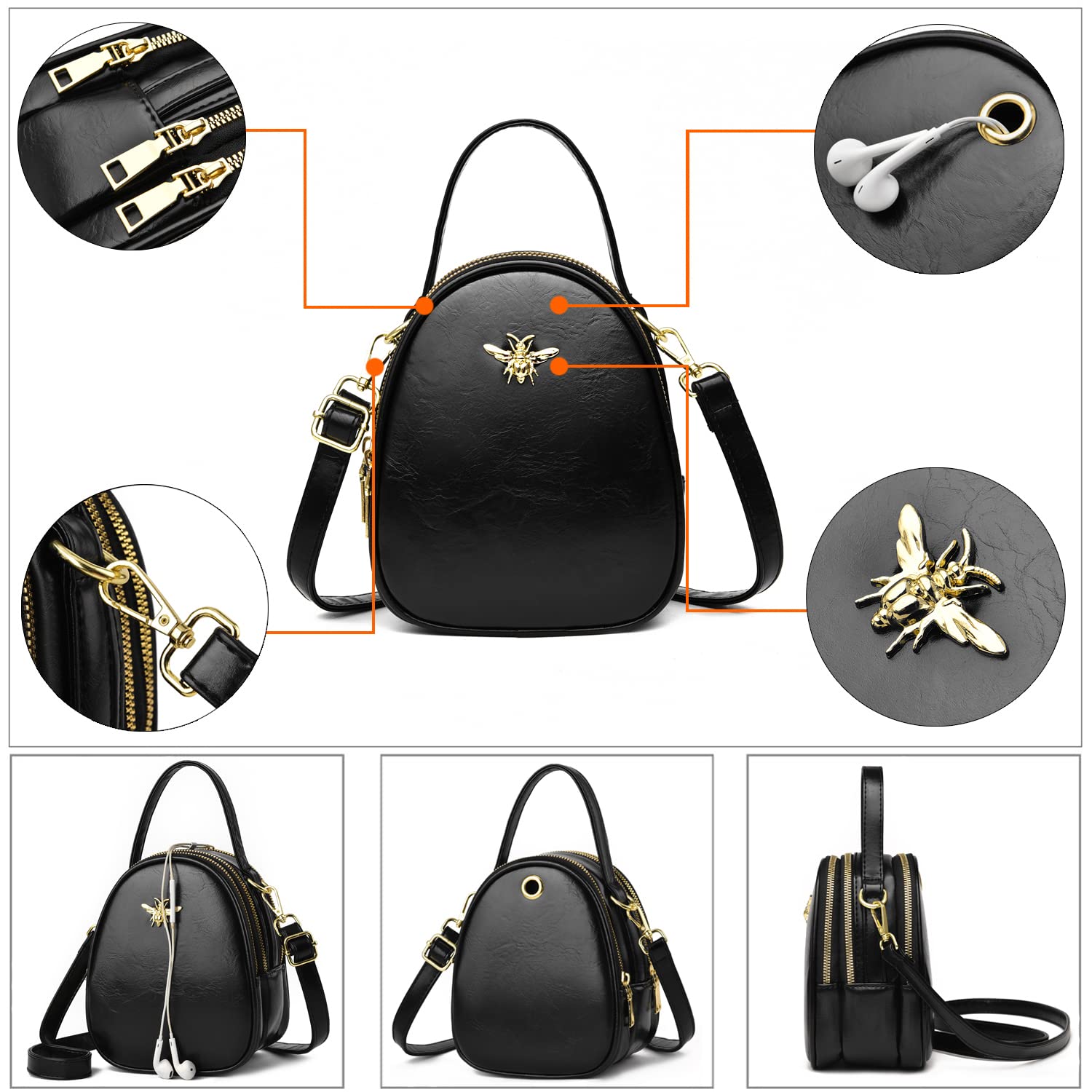 Stylish Women's Small Crossbody Bag - Fashionable Shoulder Purse & Messenger Handbag for Everyday Use, Travel, and Shopping