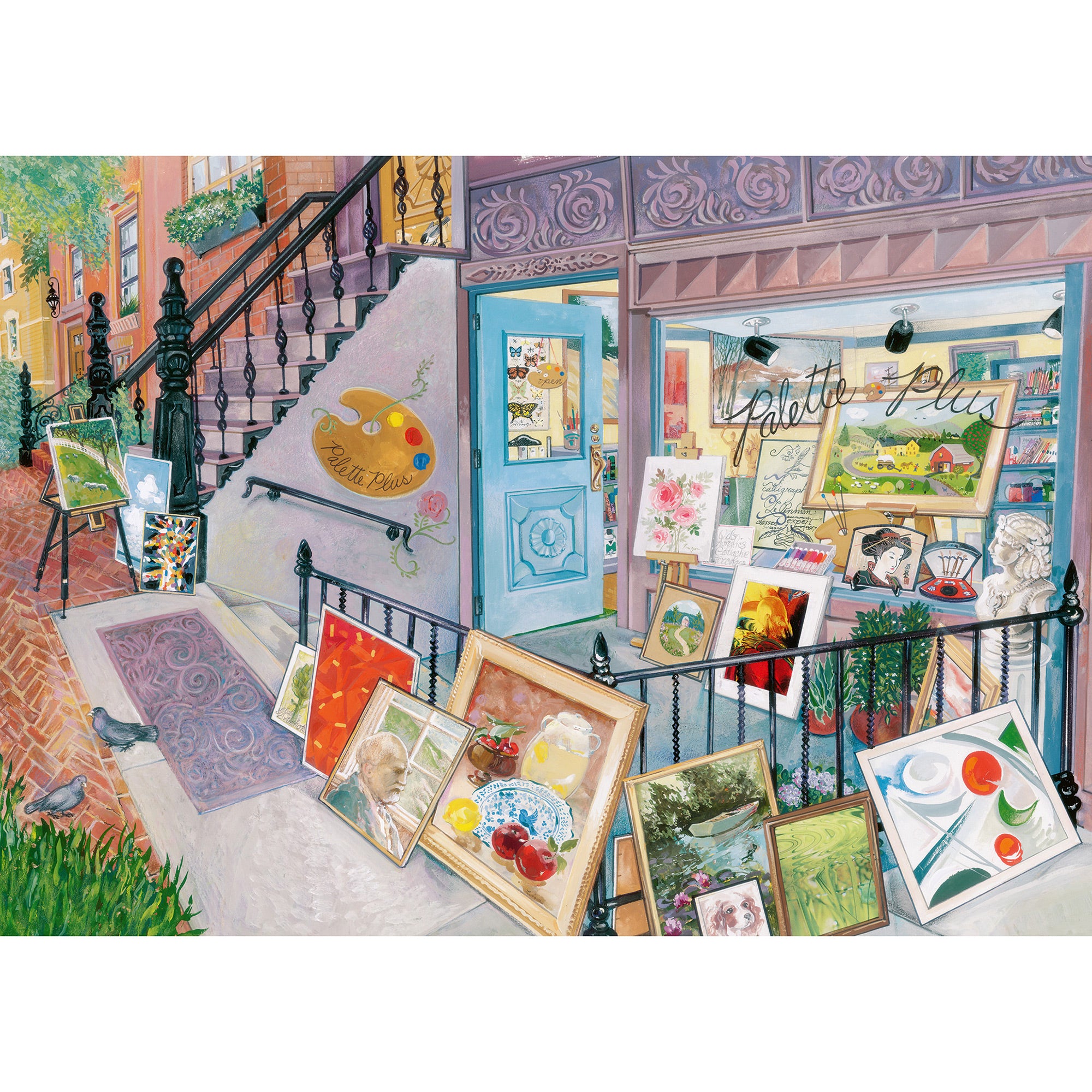 1,000 Piece Jigsaw Puzzle - Art Gallery Collection - Perfect for Family Game Night & Stress Relief