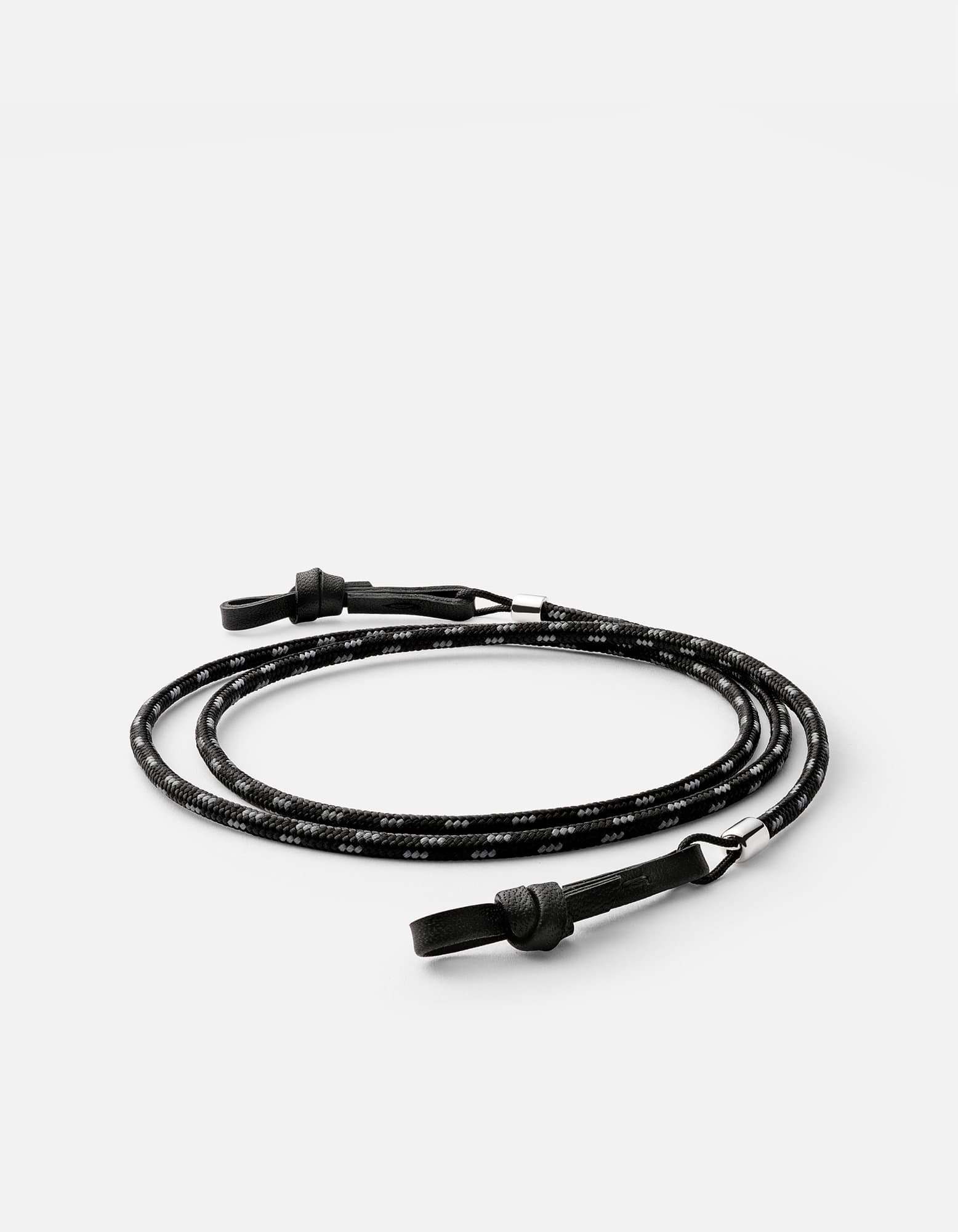 Premium Nexus Nylon Sunglass Cord with Sterling Silver Ends - Secure & Stylish Eyewear Accessory for Outdoor Sports, Hiking, and Beach Activities
