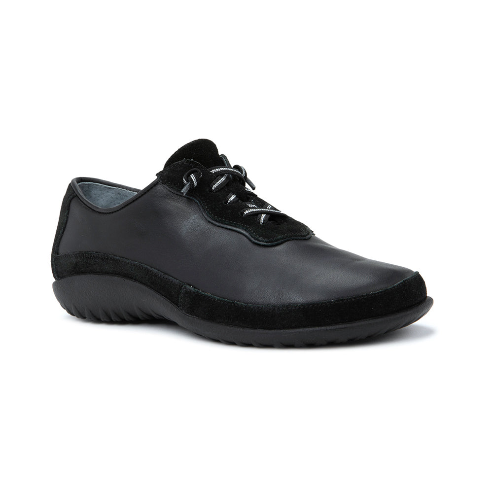 BLK SUED/BLK LTHR/BLK