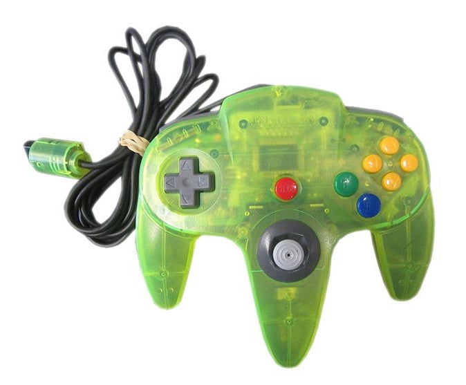 Original Nintendo 64 Controller - Extreme Green Edition | Authentic N64 Gamepad for Retro Gaming | Perfect for Classic Nintendo 64 Games & Collectors