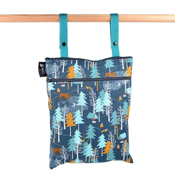 Colibri Camp Out Bathroom Dual Wet/Dry Bag - Waterproof Travel Organizer for Camping, Beach & Gym - Perfect for Wet Clothes, Swimsuits & Toiletries