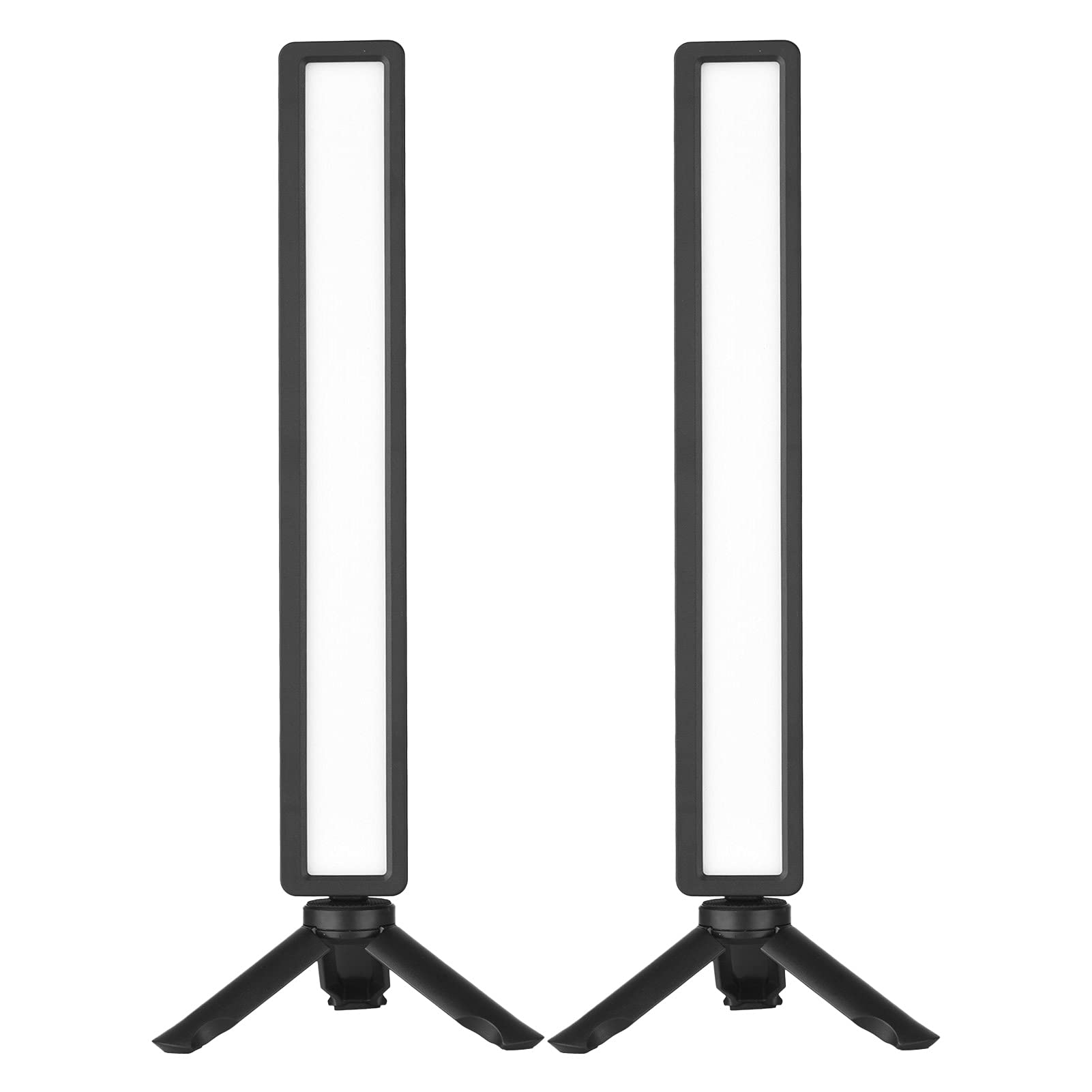 Andoer 2-Pack USB LED Video Light with Tripod Stand & Screen Clamp - Adjustable 3 Color Temperature for Zoom Meetings, YouTube Streaming, TikTok Videos & Photography (White/Warm/Cool Light) - Perfect for Home Office, Studio & Content Creation
