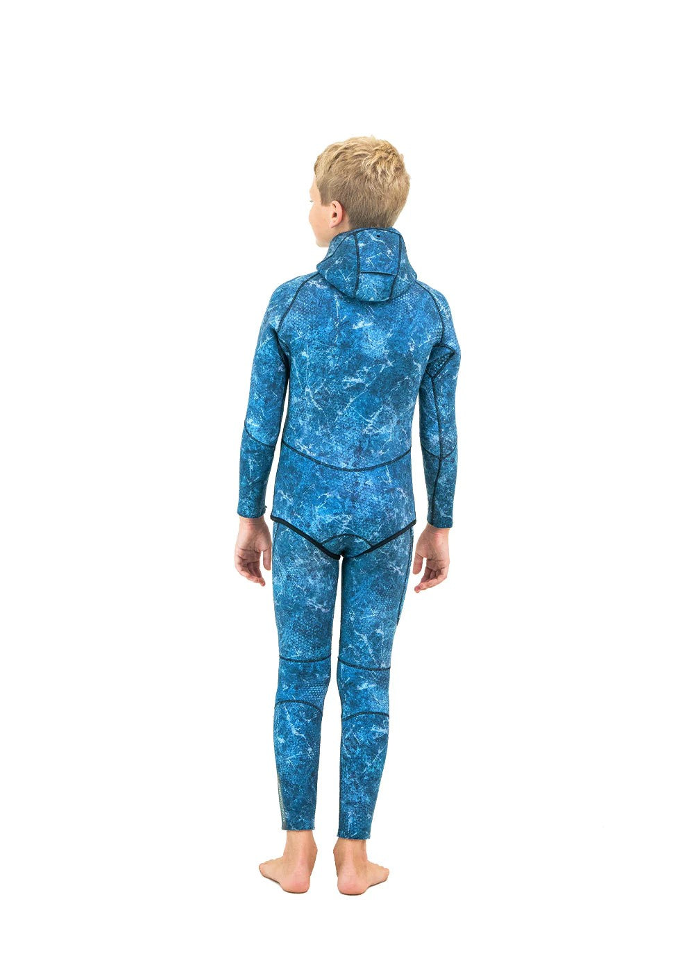 Adreno Kids Ascension 3.5mm Two Piece Wetsuit for Boys & Girls - Warm & Comfortable Neoprene Swimwear for Surfing, Diving & Water Sports