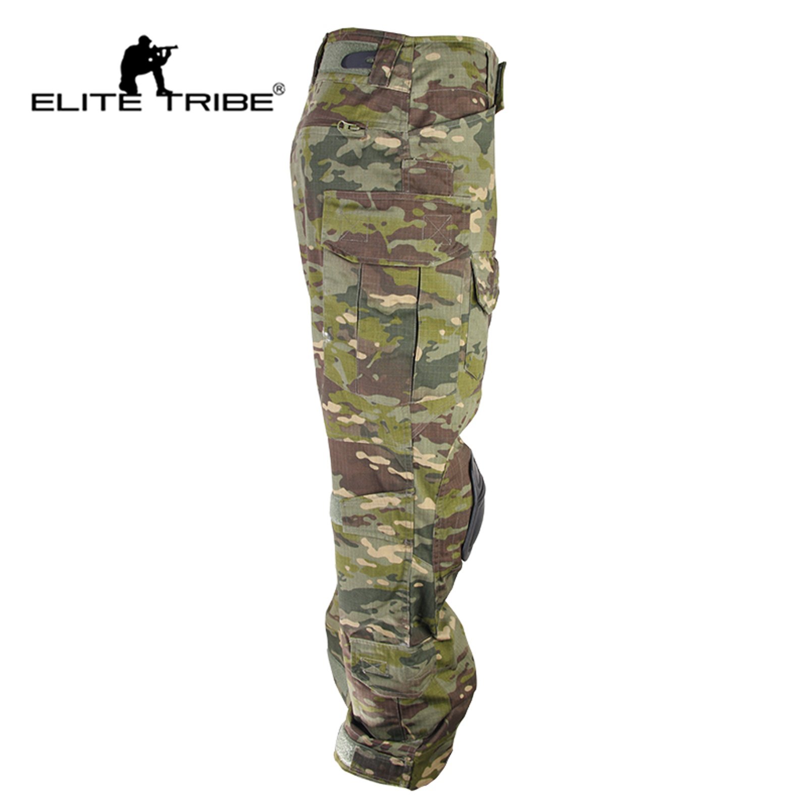 Emerson Airsoft Tactical Combat Pants - Military BDU Gen3 Camo Pants with Knee Pads (Multicam Tropic) for Airsoft, Hunting & Outdoor Adventures