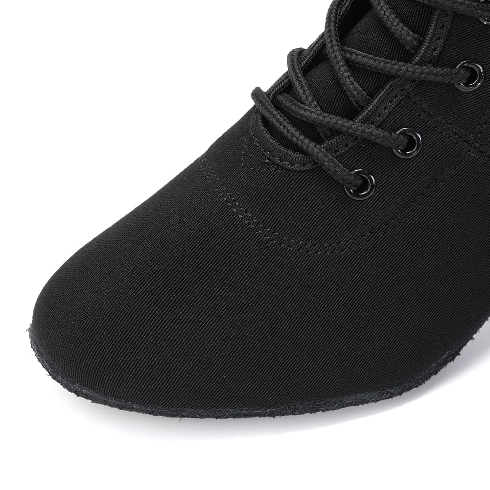Best Women's Latin Dance Shoes for Salsa & Ballroom - AOQUNFS Lace-Up Practice Shoes (Model GB-NJB) - Perfect for Dance Classes, Performances & Social Dancing