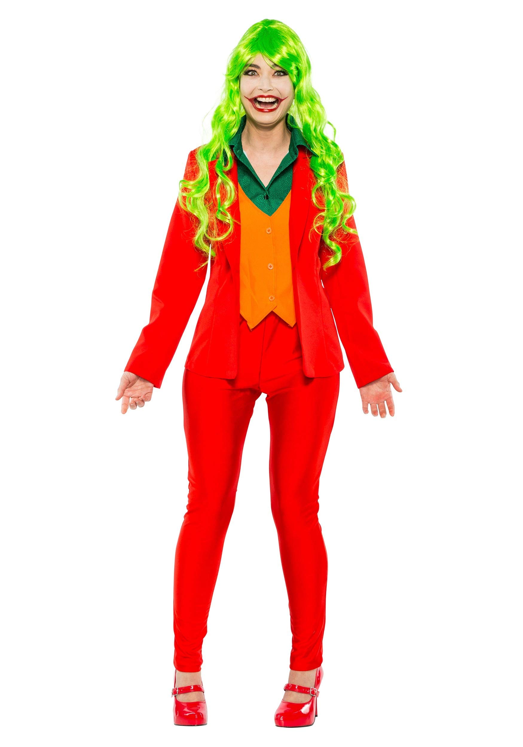 Scary Red Wicked Prankster Halloween Costume for Adults - Perfect for Halloween Parties, Cosplay & Pranks
