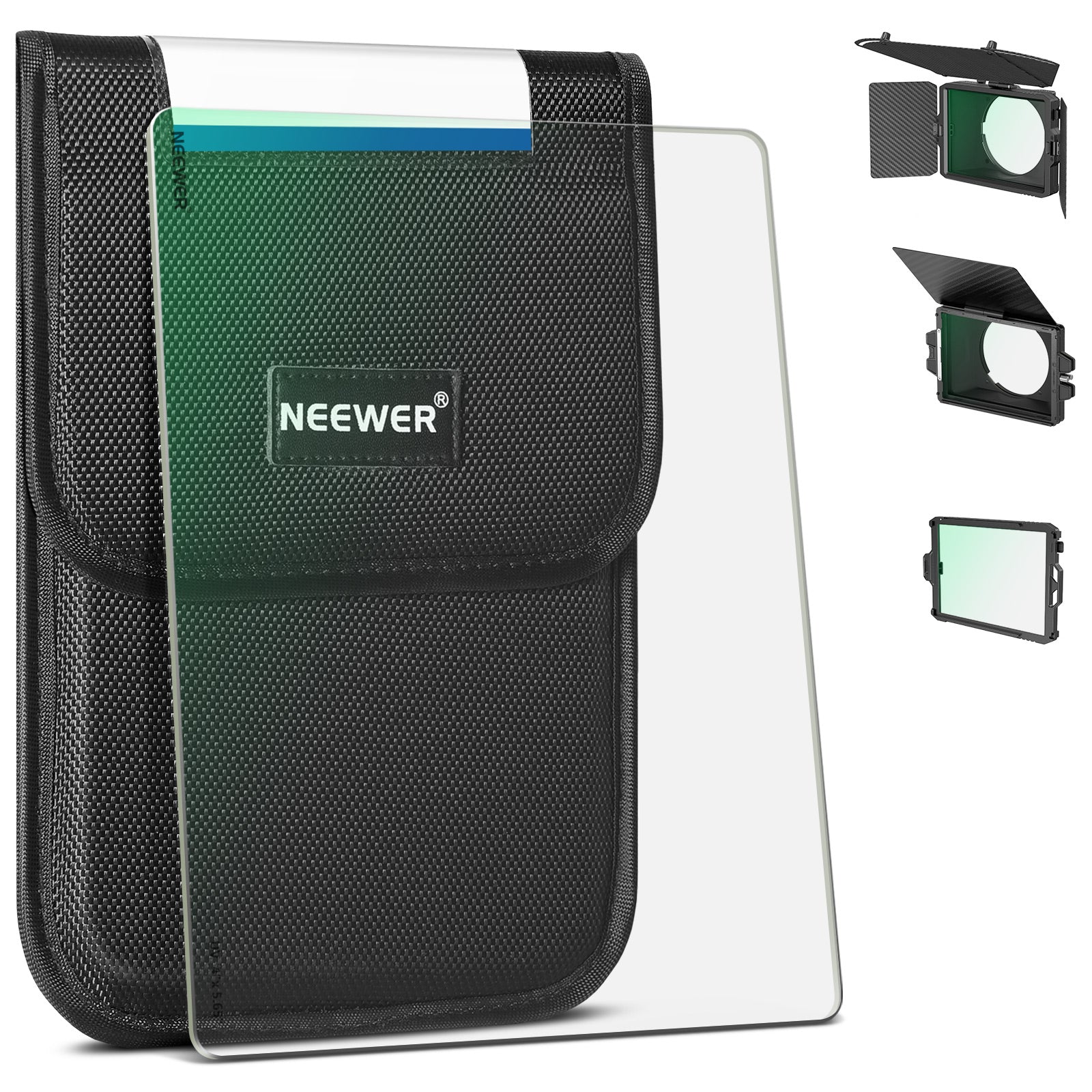 NEEWER 4x5.65 Inch Square UV Filter for DSLR Cameras - Reduce Haze & Protect Lens for Photography & Videography