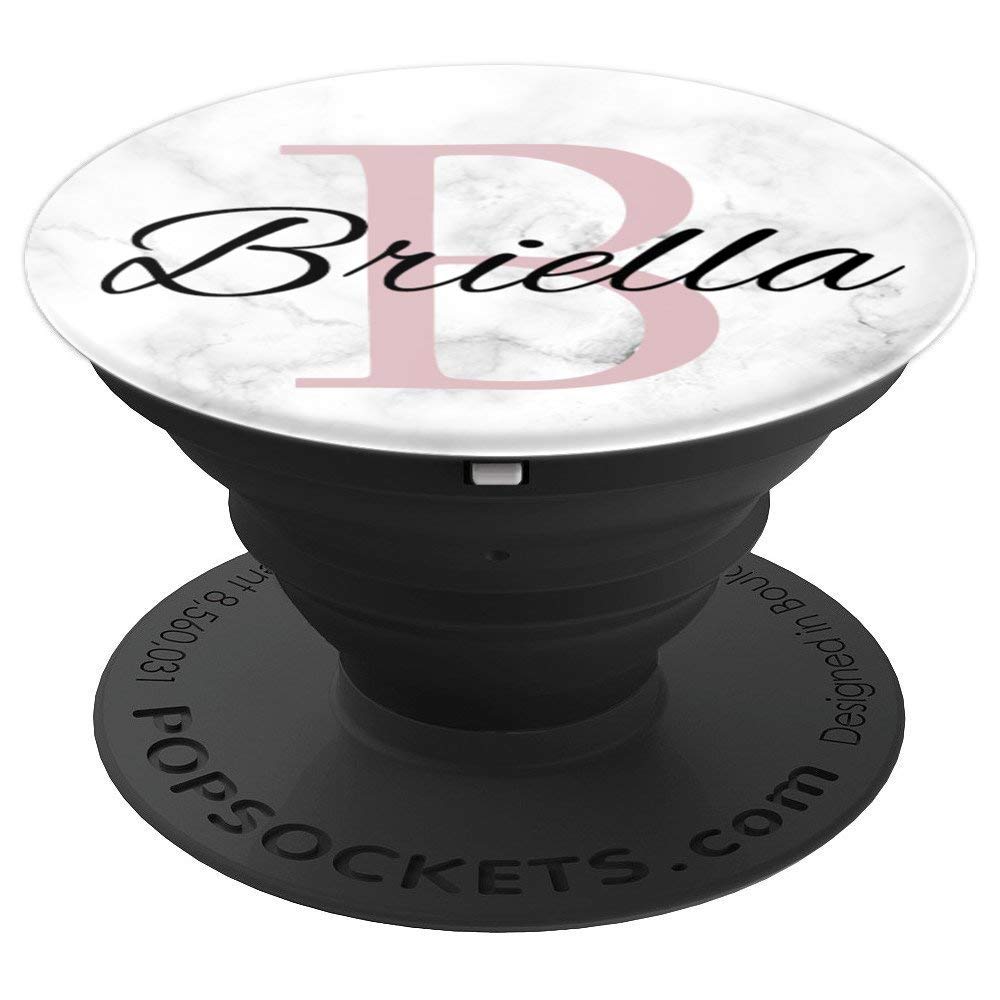 Briella Rose Pink Monogram Letter B Necklace for Girls - Elegant Personalized Jewelry Gift for Birthdays, Parties & Special Occasions