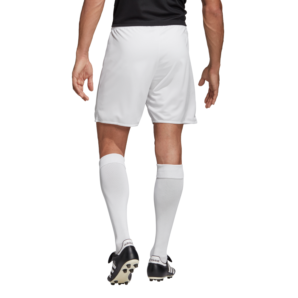 Adidas Youth Parma 16 Soccer Shorts - White/Black - Comfortable Athletic Shorts for Boys - Perfect for Soccer Practice, Training & Casual Wear