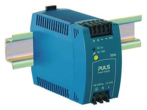 48V to 56V DC Power Supply 50W Plastic Enclosed - Perfect for Industrial Equipment, LED Lighting & Electronics Projects