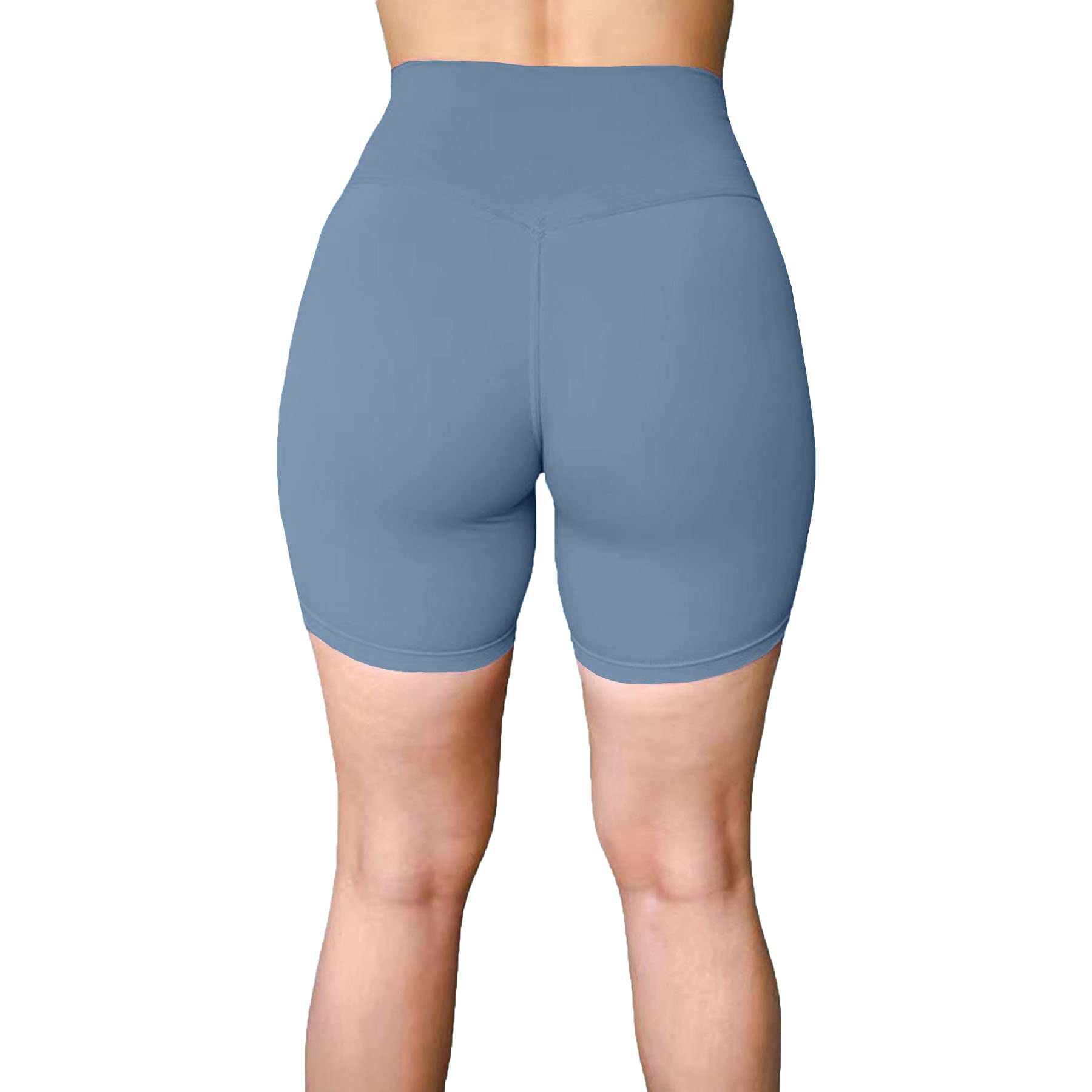 Aoxjox Women's High Waist Biker Shorts - 6