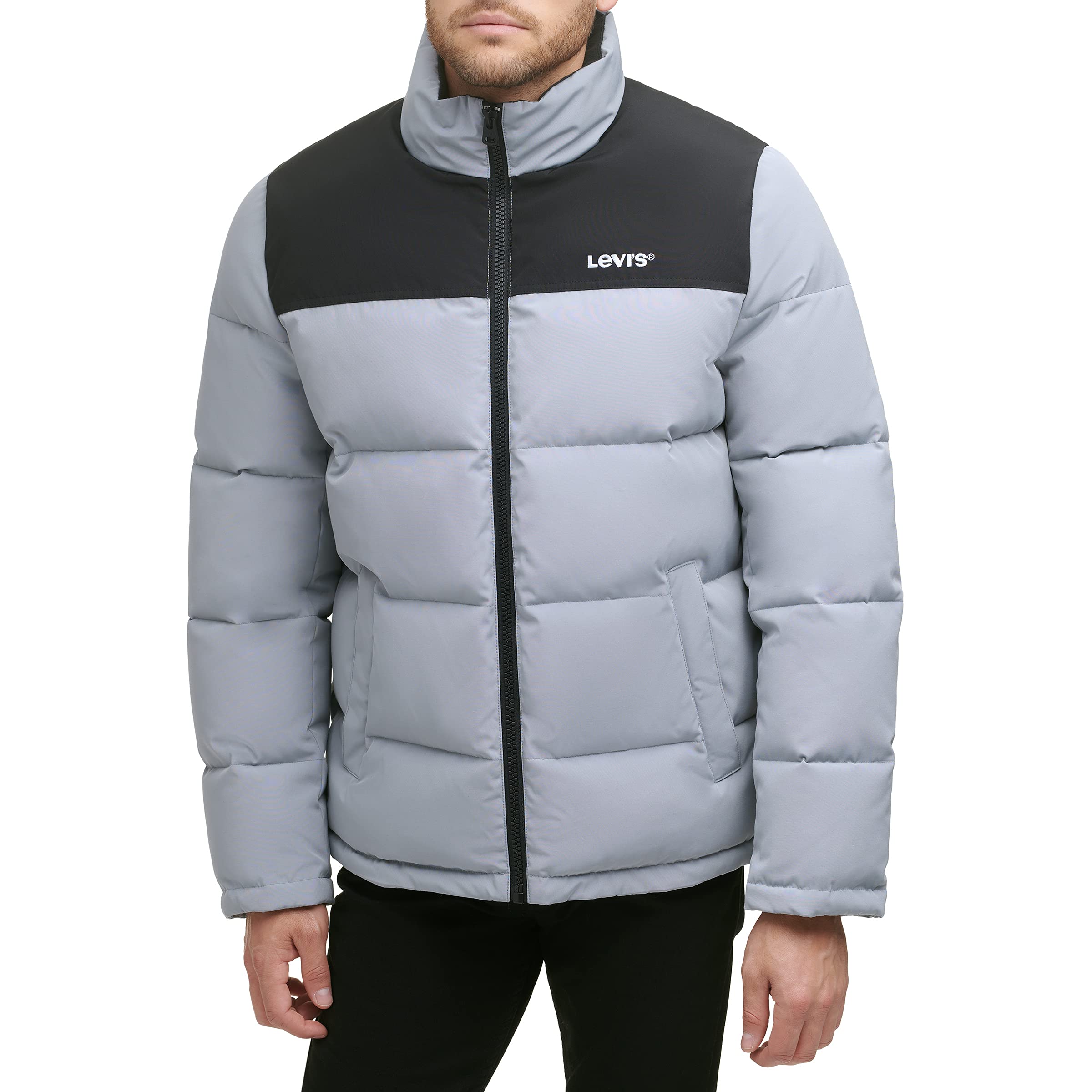 Levi's Men's Arctic Cloth Retro Bubble Puffer Jacket - Warm Winter Coat for Outdoor Activities, Streetwear Fashion & Casual Wear