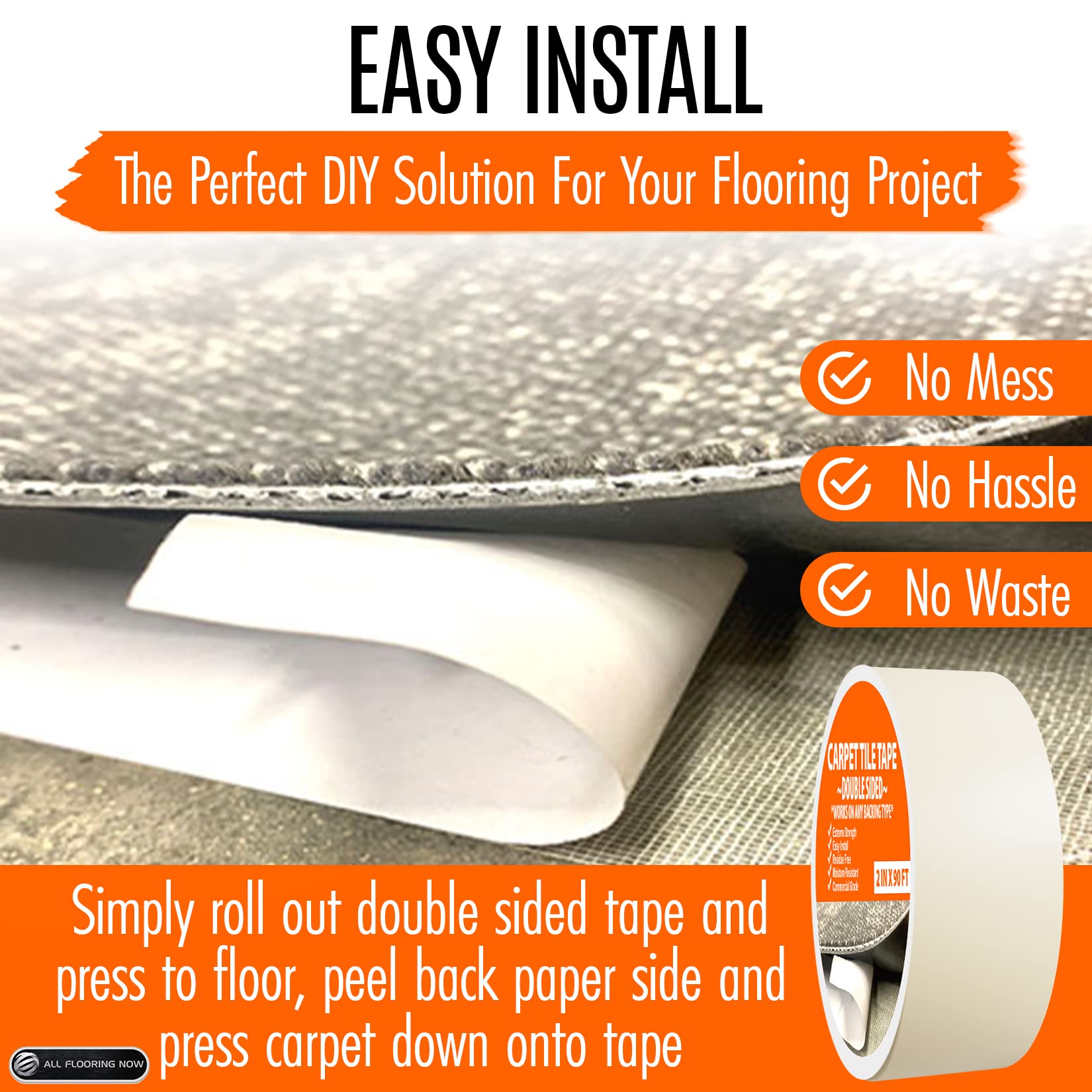 Heavy Duty Double Sided Carpet Tape - 2