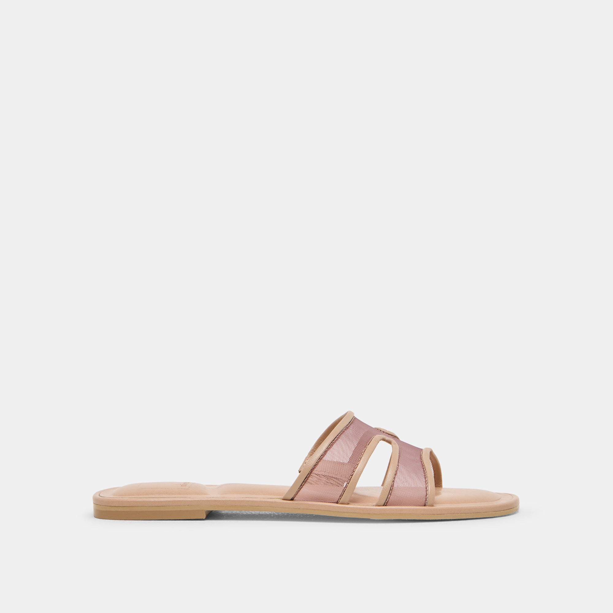 FLORI Women's Light Tan Mesh Sandals - Comfortable & Breathable Summer Casual Shoes for Beach, Walking, and Outdoor Activities