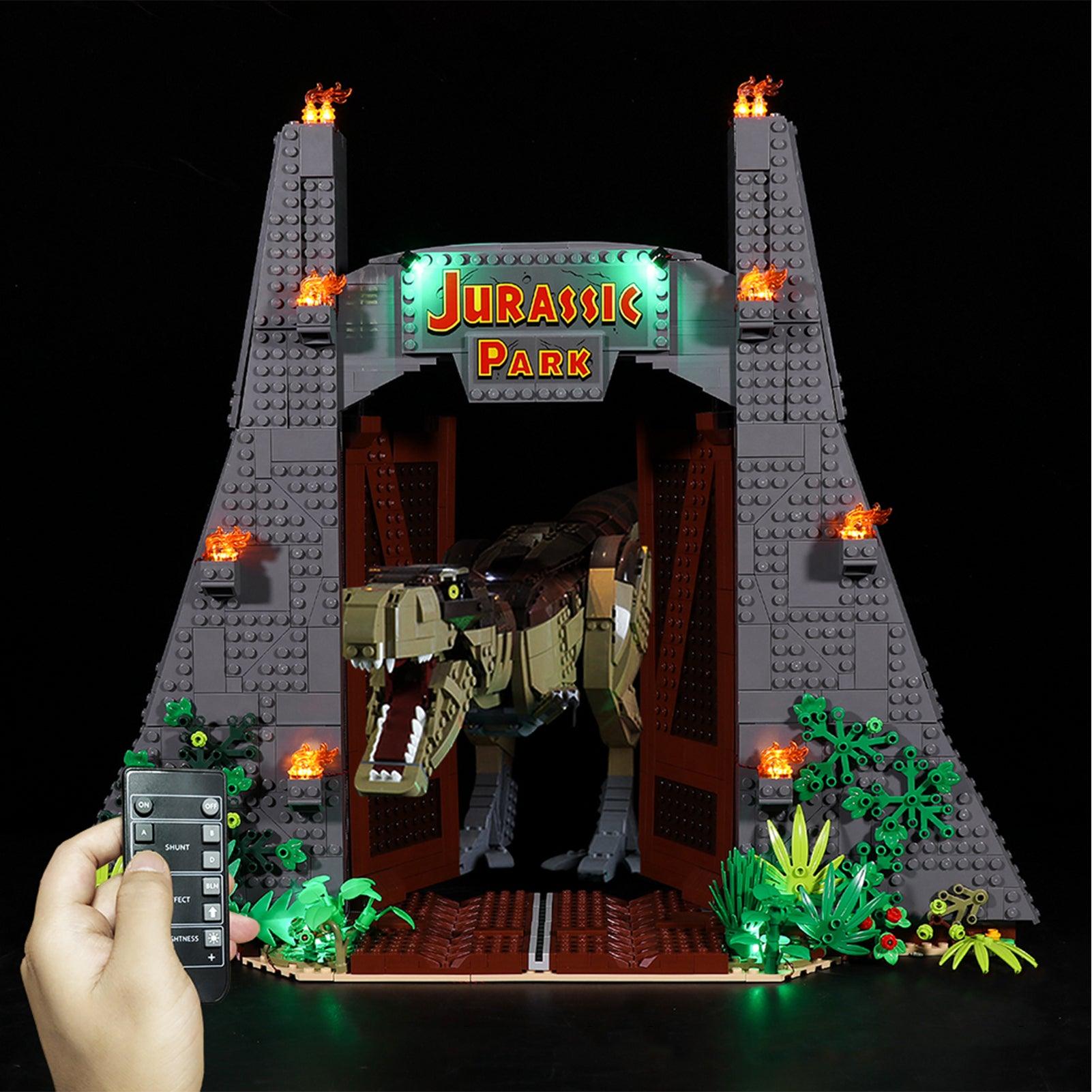 LEGO Jurassic World T. rex Rampage 75936 Light Kit - Dinosaur Building Set LED Lighting for Display & Night Scenes