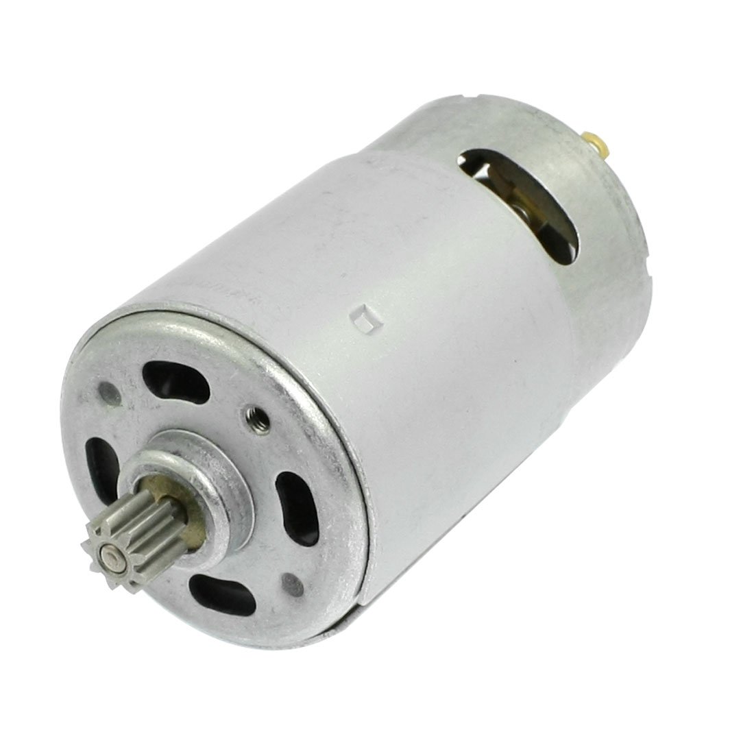 uxcell DC 18V 32000RPM 9 Teeth Shank Gear Motor - High Power Replacement Motor for Rechargeable Electric Drills - Perfect for DIY Projects, Woodworking & Home Repairs