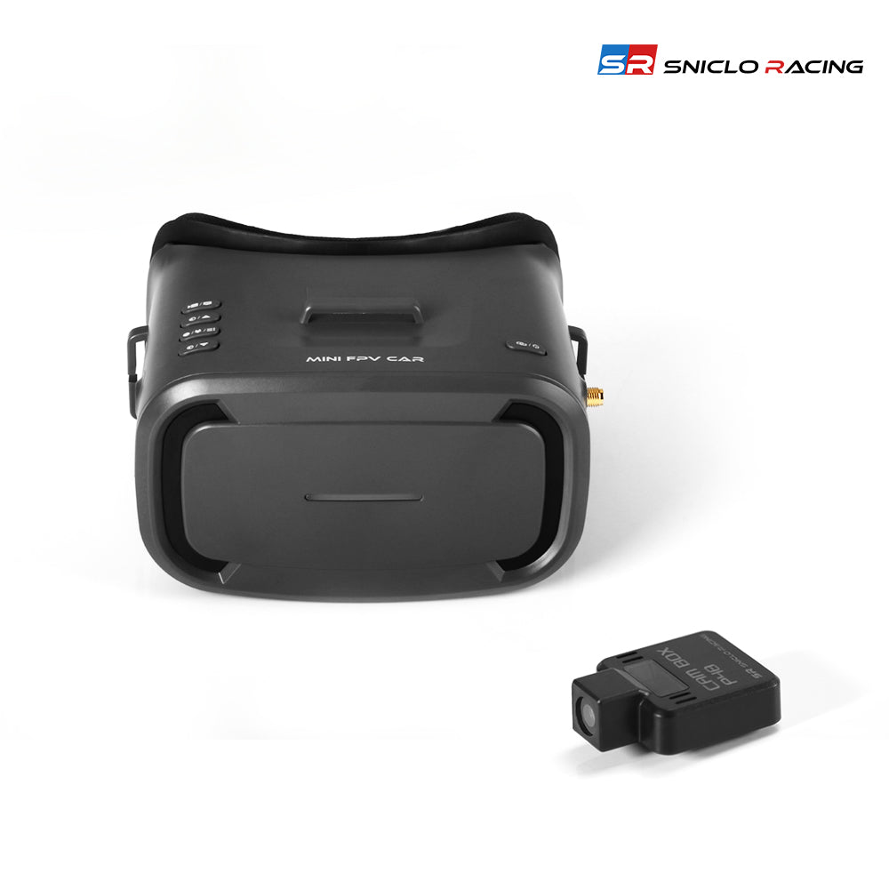 Sniclo Unbounded 3 Play FPV Goggles Kit with Magnetic CAM BOX P48 Camera - HD Immersive Drone Racing Goggles for FPV Flying, Compatible with Most Drones - Perfect for Racing, Freestyle Flying & Aerial Photography