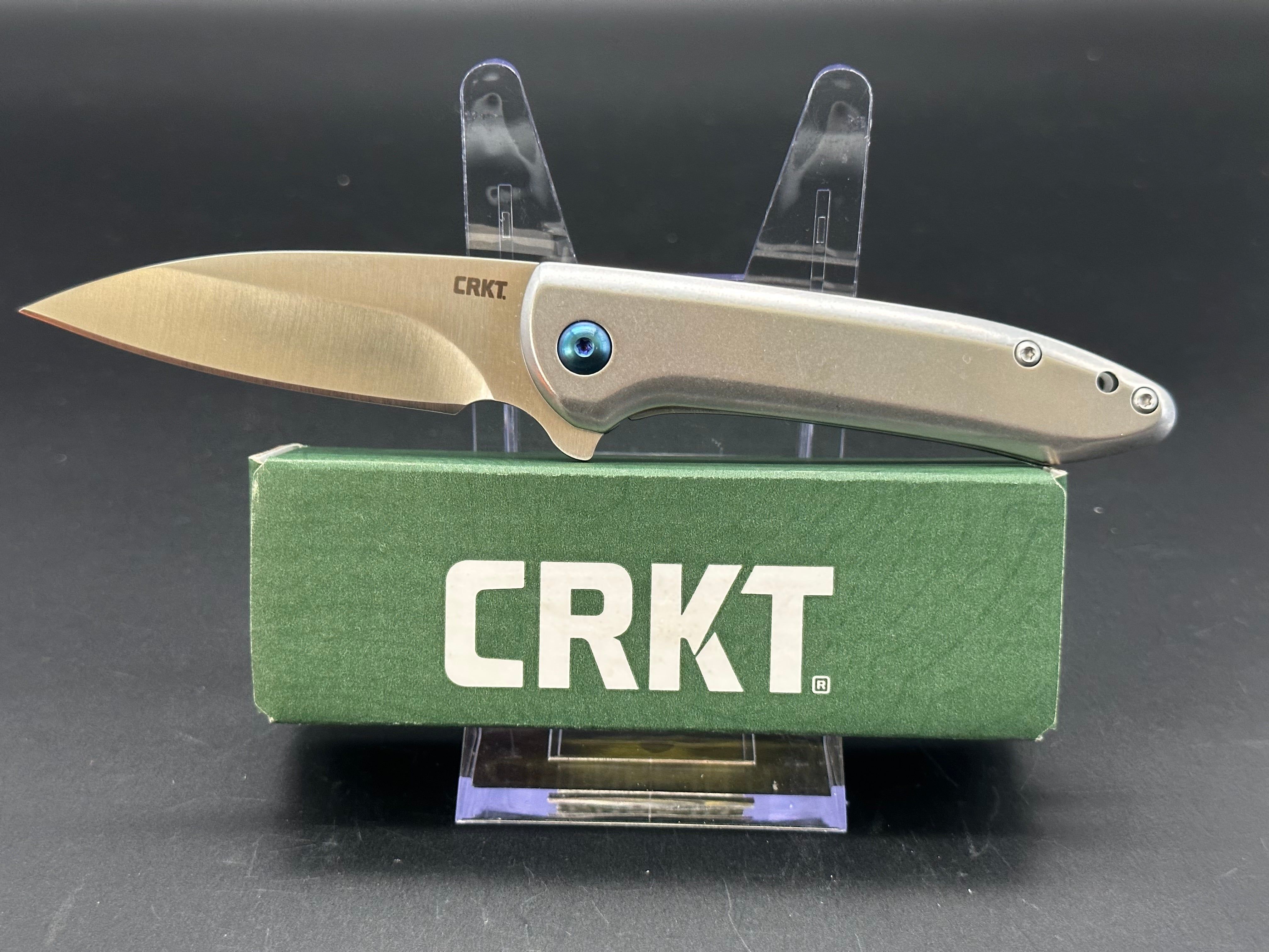 CRKT Delineation EDC Pocket Knife - Compact Folding Knife with Stainless Steel Blade for Outdoor, Camping & Everyday Carry (EDC) - Perfect for Hiking, Survival & Utility Tasks