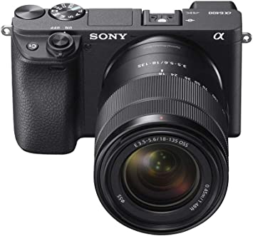 Sony Alpha a6400 Mirrorless Camera with 18-135mm Lens - Perfect for Travel, Vlogging & Photography (ILCE-6400M)