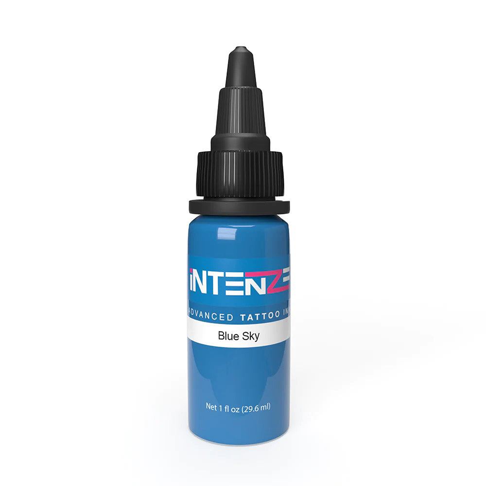 Blue Sky Intenze Tattoo Ink - Professional Tattoo Artist Supplies (1oz/4oz/8oz) - Perfect for Tattoo Studios & Body Art Enthusiasts