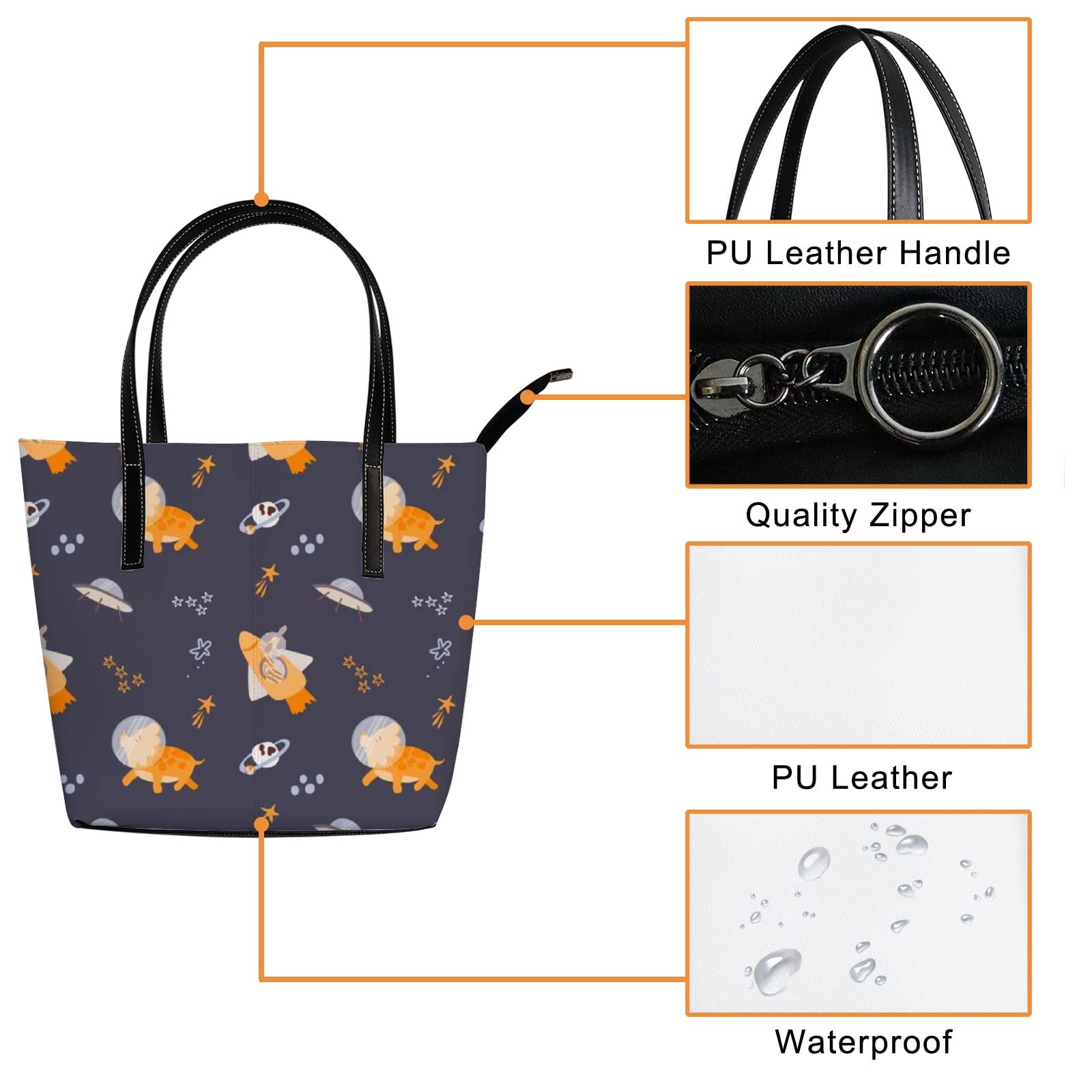 Genuine Leather Crossbody Handbags for Women - Stylish Work Tote Bag with Secure Zipper Closure | Perfect for Office, Travel & Everyday Use