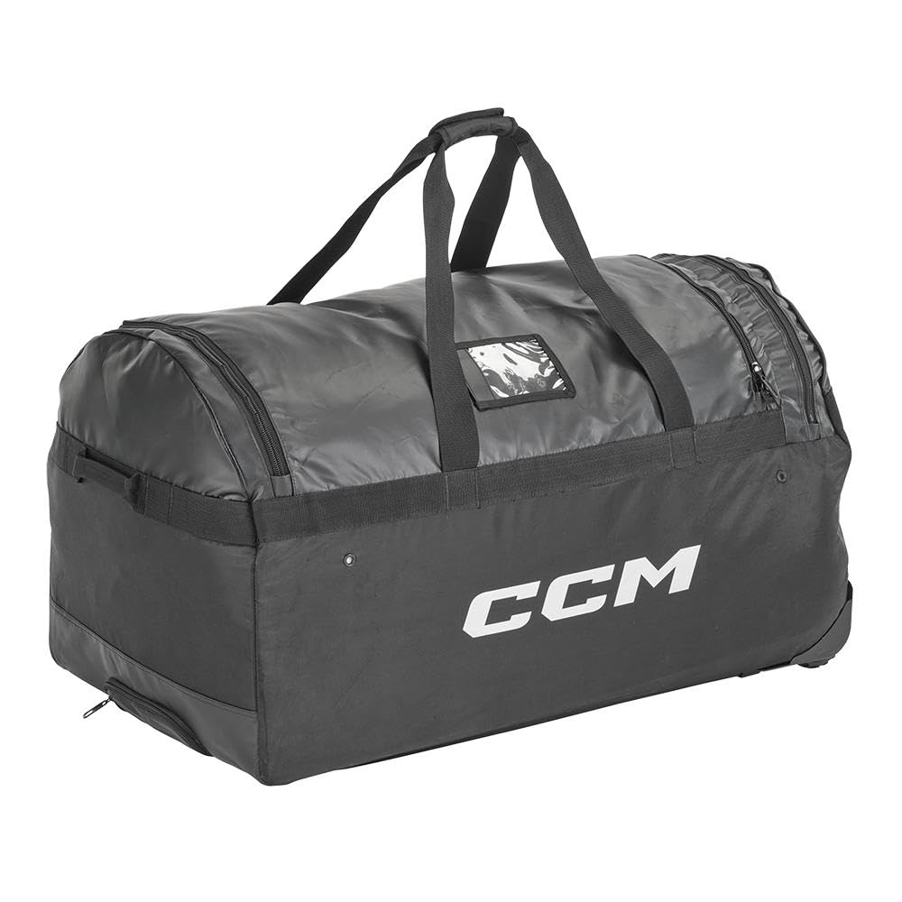 CCM 480 Wheeled Hockey Bag - Large Black Hockey Equipment Bag for Travel & Storage | Perfect for Ice Hockey Players & Teams