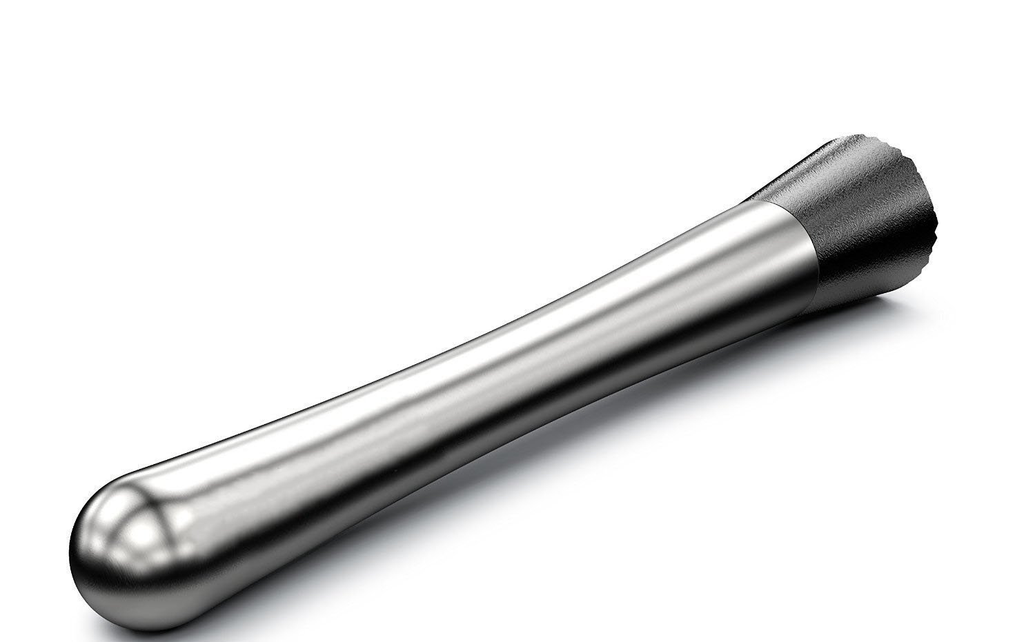 Premium Stainless Steel Cocktail Muddler - Heavy Duty Bar Tool for Mixing Mojitos, Old Fashioned & Craft Cocktails - Essential Bartender Accessory for Home Bars & Professional Use