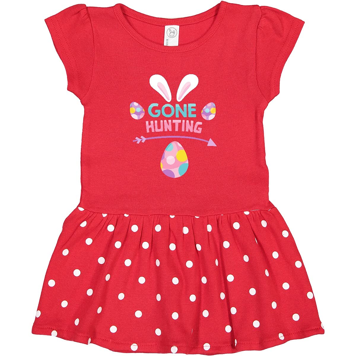 Easter Bunny Dress for Toddlers - Hunting & Eggs Design
