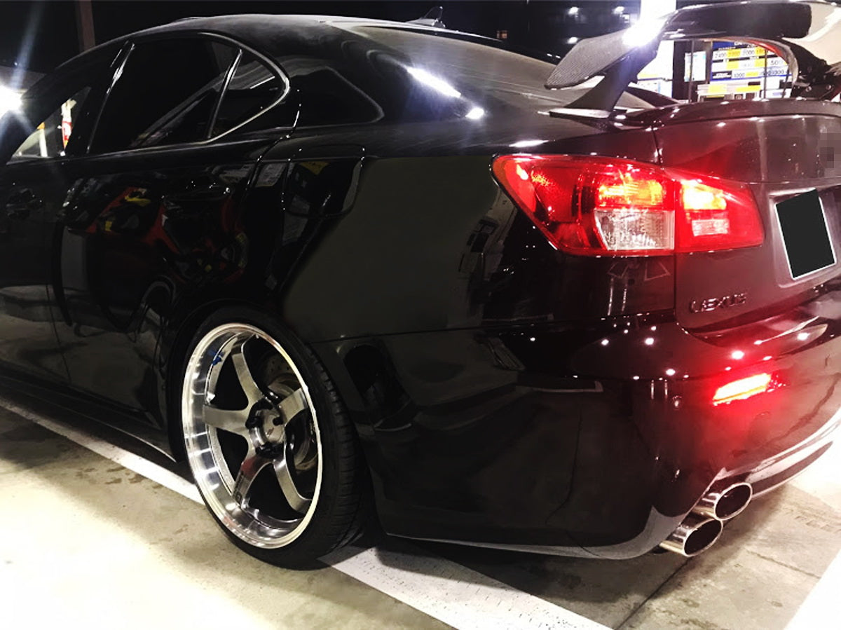 Dark Red Lens LED Strip Rear Bumper Reflector Lights for Lexus IS F RC NX RX GX - Upgrade Your Car's Style & Safety at Night