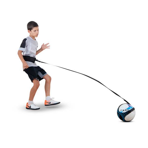 HART Solo Football Trainer - Portable Soccer Training Equipment for Solo Practice, Dribbling & Shooting Drills - Perfect for Backyard, Park & Field Training