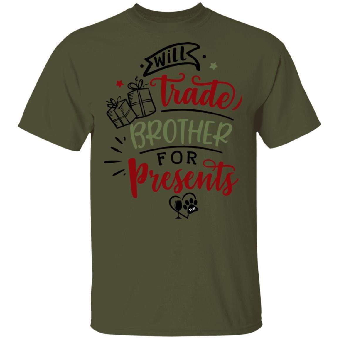 WineyBitches.Co Funny Sibling Gift T-Shirt - 5.3 oz Cotton Tee - Perfect for Christmas, Birthday & Family Reunion Gifts