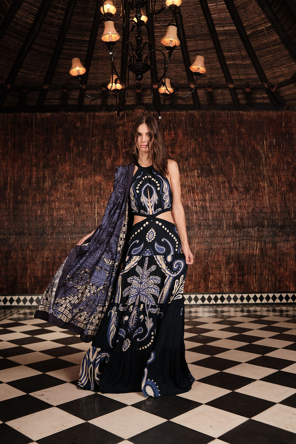 Harmonic Garden Shawl - Lightweight & Elegant Wrap for Women - Perfect for Weddings, Parties & Outdoor Events