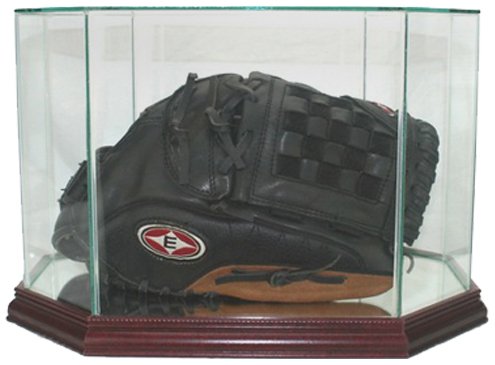 MLB Octagon Baseball Glove Display Case - Premium Acrylic Showcase for Collectible Sports Memorabilia - Perfect for Home, Office, or Sports Bar Decor