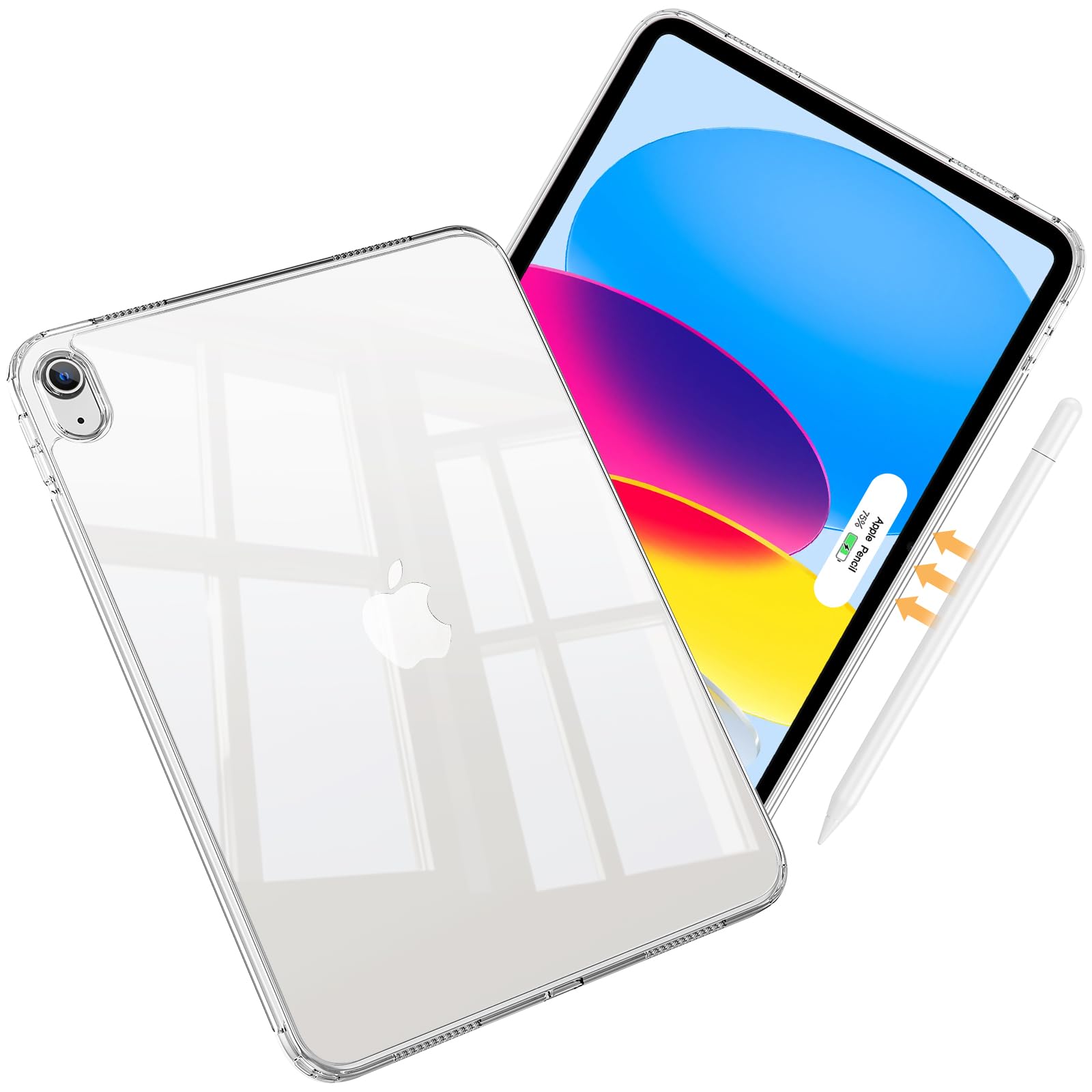 ProCase Clear Protective Case for iPad 11th Gen (2025) & 10th Gen (2022) 11