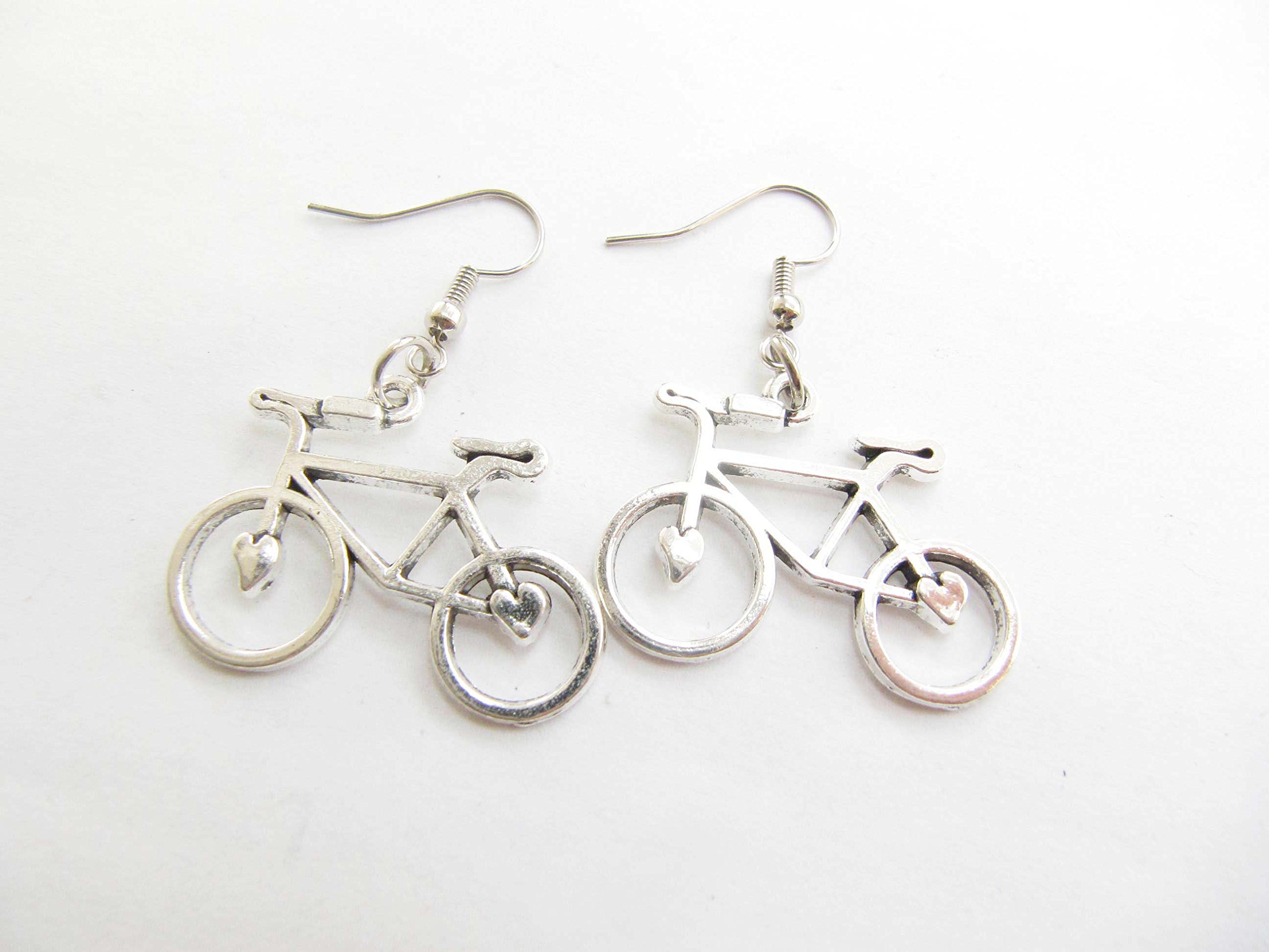 Bicycle Earrings for Women - Stylish Dangle Bike Earrings - Perfect Gift for Cyclists & Bike Lovers - Road Bike Jewelry - Ideal for Cycling Enthusiasts & Athletic Fashion - Great for Casual Wear, Cycling Events & Sports Outfits