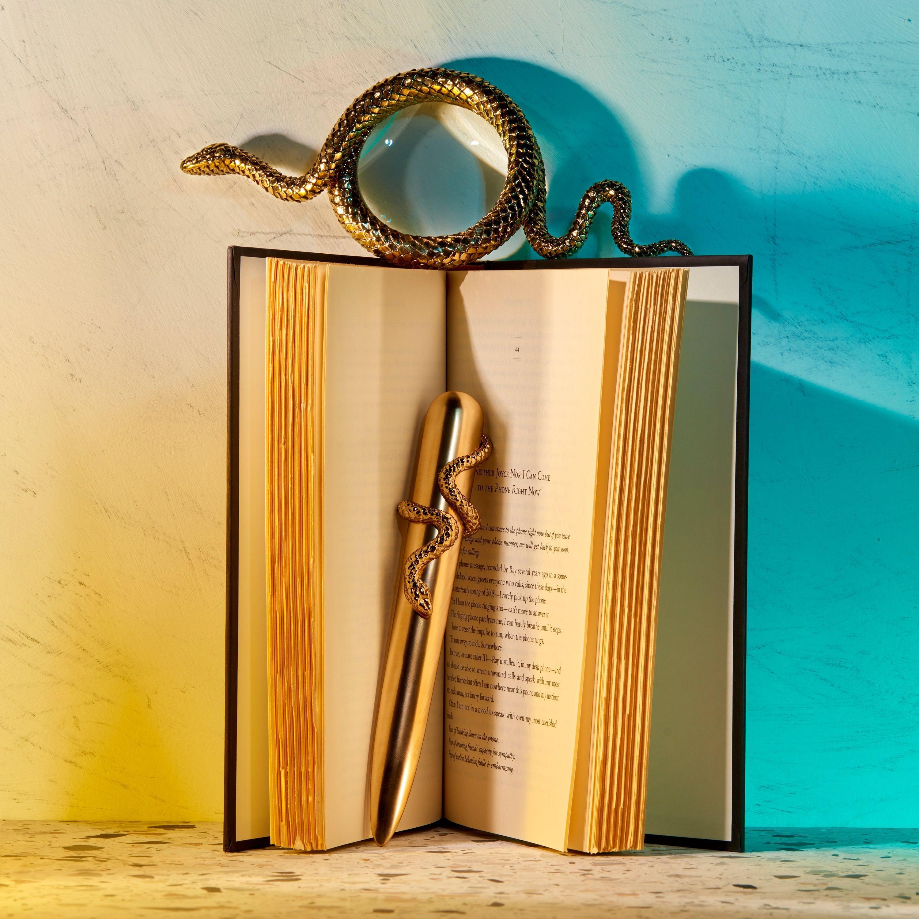 Premium Stainless Steel Snake Letter Opener - Elegant & Sharp Envelope Slitter for Home & Office - Perfect for Mail, Invitations, Gifts & Document Opening