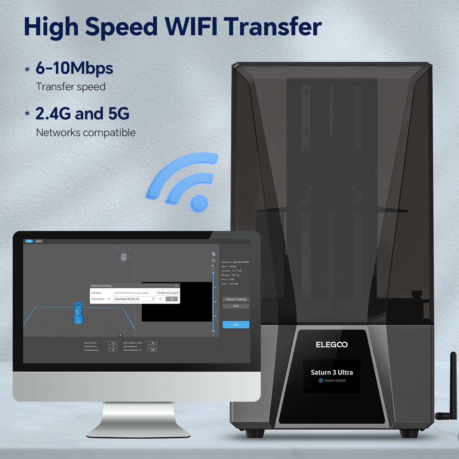 ELEGOO Saturn 3 Ultra 12K MSLA 3D Printer - 10