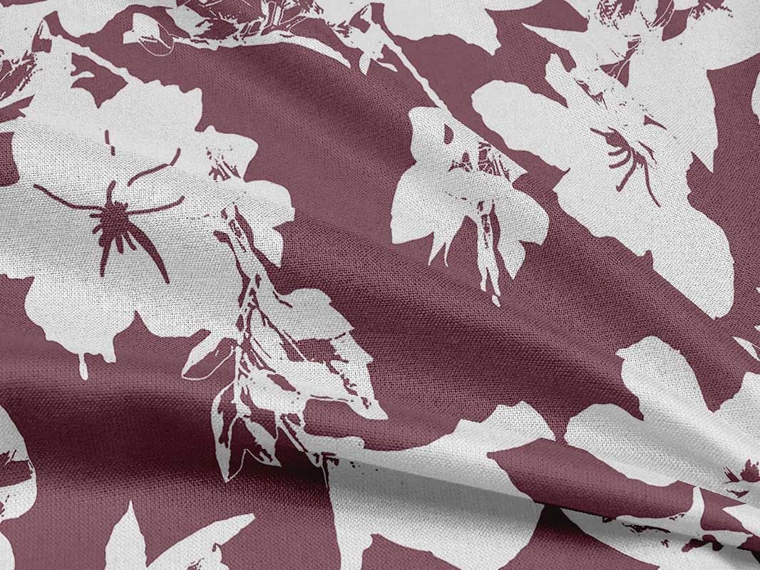 oneOone Rayon Floral Printed Fabric by The Yard - 56 Inch Wide for DIY Clothing, Dresses, Skirts & Home Decor Sewing Projects | Soft & Lightweight Material for Fashion & Crafting