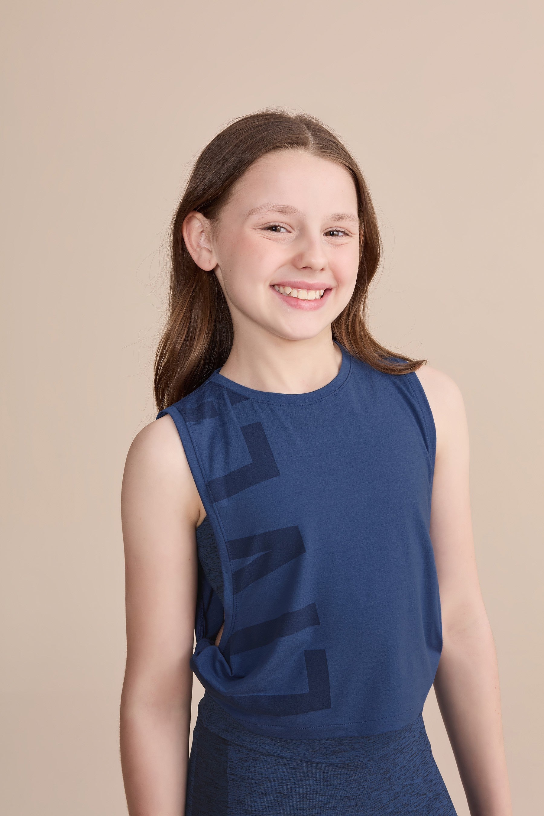 Twist Side Kids Tank Top for Girls & Boys - Comfortable & Breathable Summer Playwear for Outdoor Activities & Sports