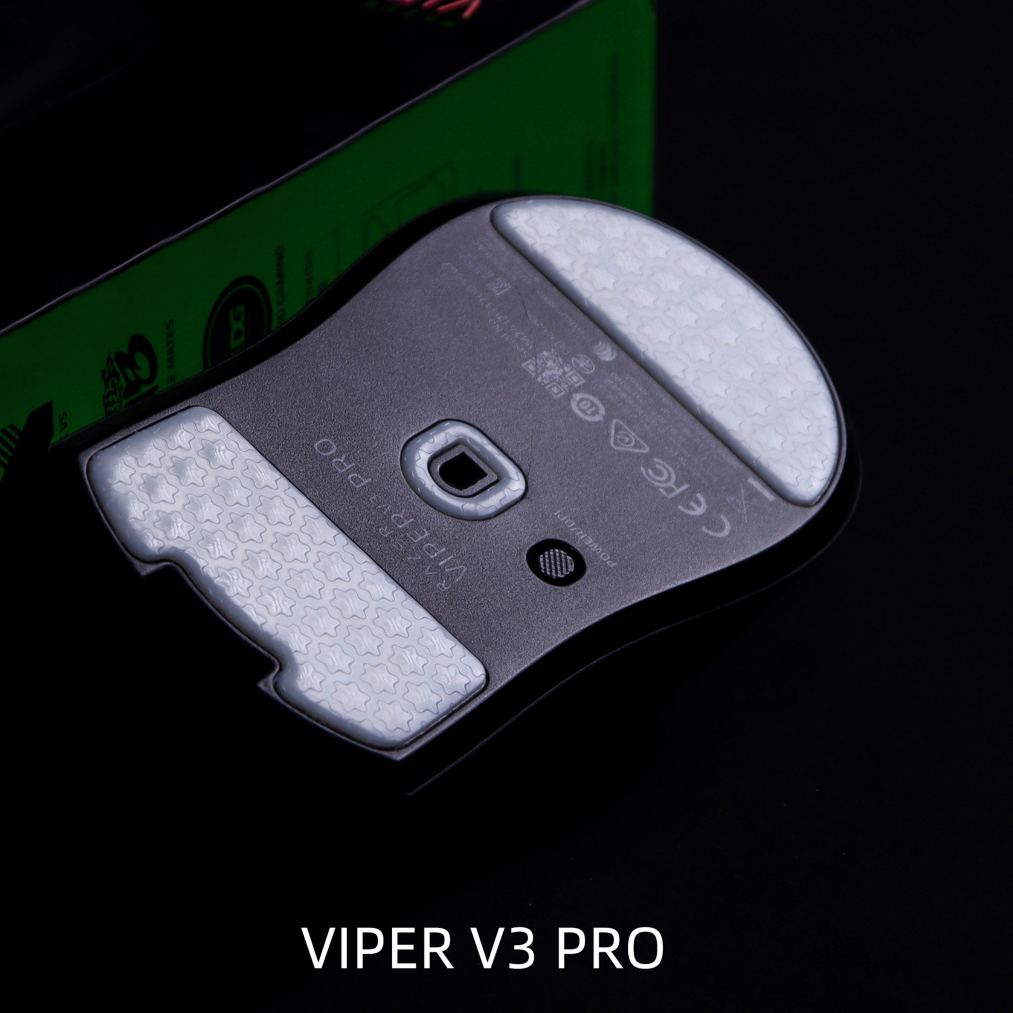 Esports Tiger SNOW Mouse Skates for Razer Viper V3 Pro - Ultra Smooth Gliding Gaming Mouse Feet for FPS, MOBA & Esports Competitions