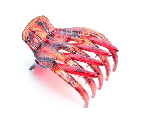 Medusa Heirloom Large Yoga Hair Clip - Red | Secure Hair Accessory for Yoga, Workouts & Everyday Use