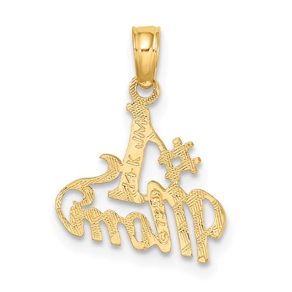 14K Solid Yellow Gold Best Mom Necklace with Mama Charm Pendant - Perfect Gift for Mother's Day, Birthday & Anniversary | Elegant Jewelry for Women
