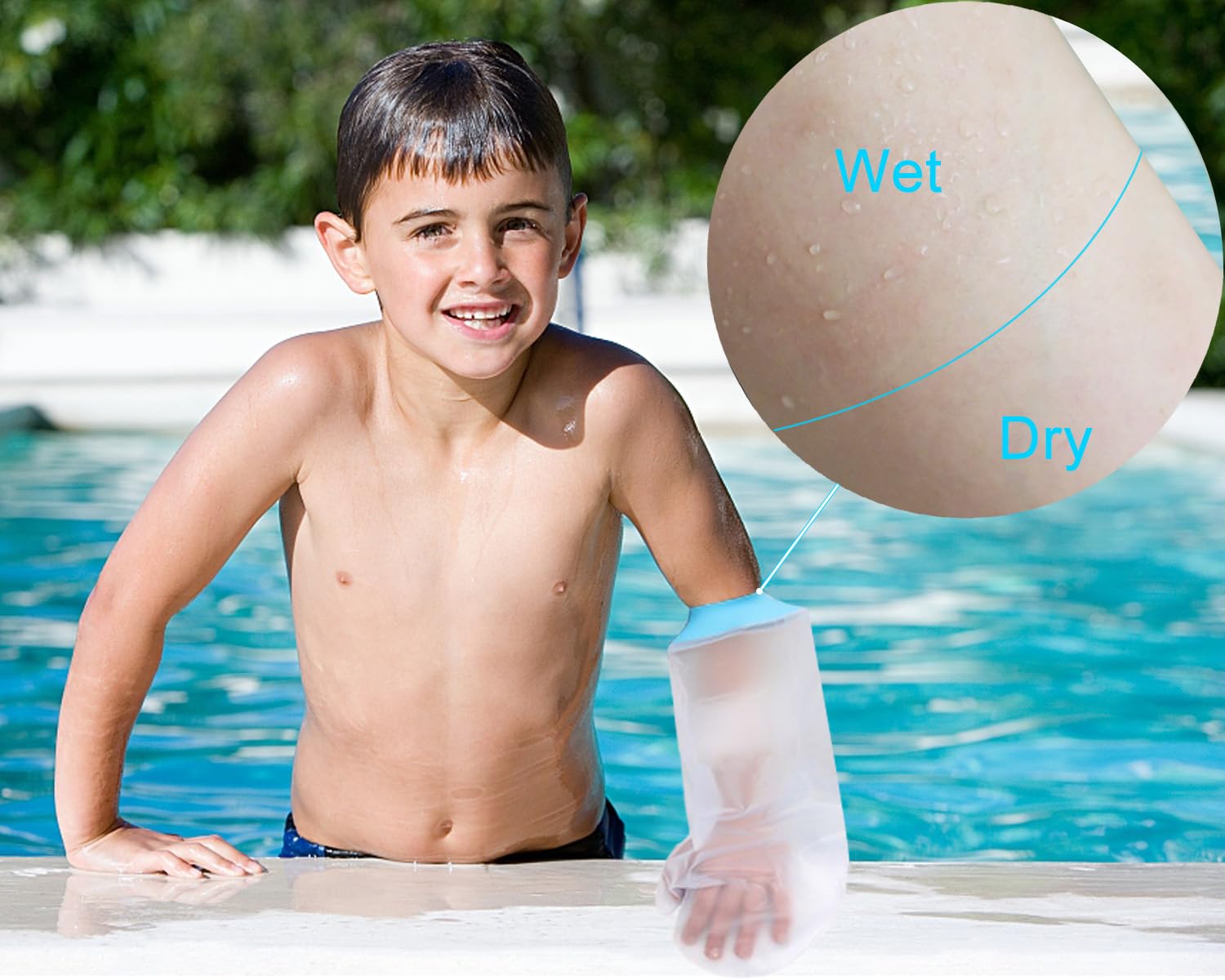 Waterproof Arm Cast Cover for Kids - Soft, Comfortable & Reusable Shower Protector for Broken Arms - Ideal for Swimming, Bathing & Daily Activities - Perfect Gift for Children with Arm Injuries