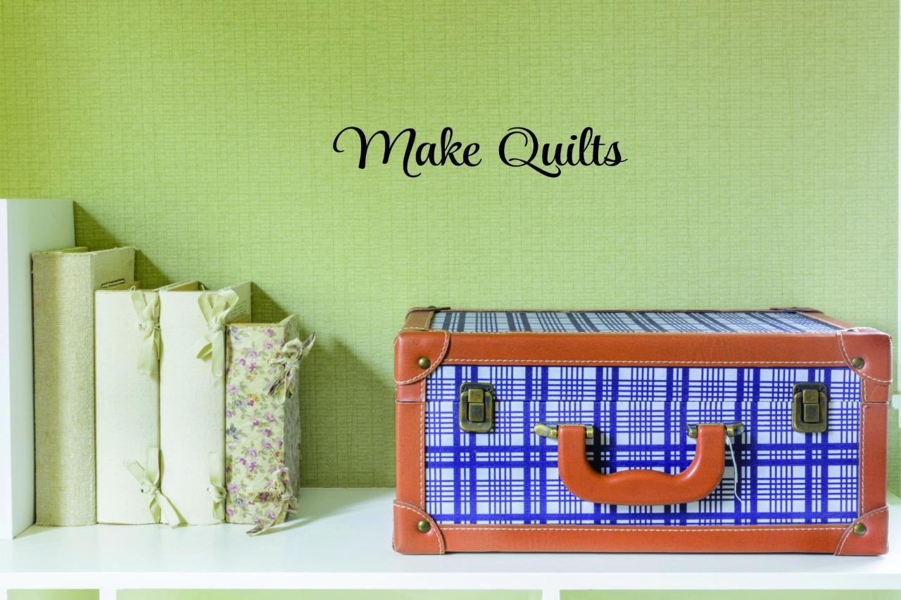 Peel & Stick Wall Decal - 8x20 Inches Quilt Home Decor Picture Art - Perfect for Bedroom, Nursery & Living Room Wall Stickers